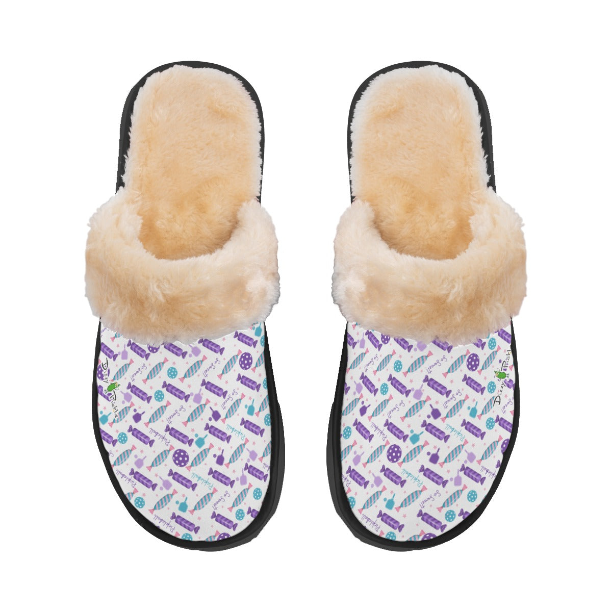 Dizzy Pickle So Sweet Women's Pickleball Plush Slippers