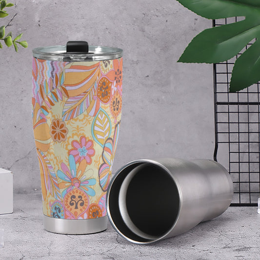 Dizzy Pickle Petals 6JV76 Pickleball 30oz Insulated Tumbler 3.94"x7.87"x2.95"