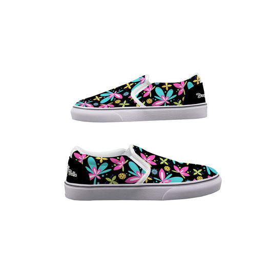 Dizzy Pickle Donna Black Women's Casual Slip-On Canvas Shoes