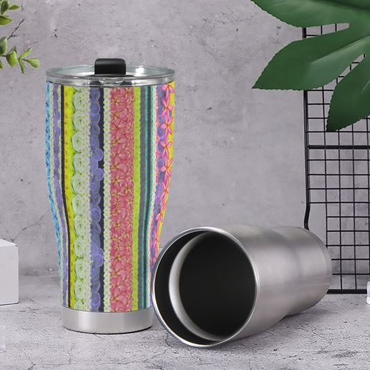 Dizzy Pickle Petals 6JV8V Pickleball 30oz Insulated Tumbler 3.94"x7.87"x2.95"