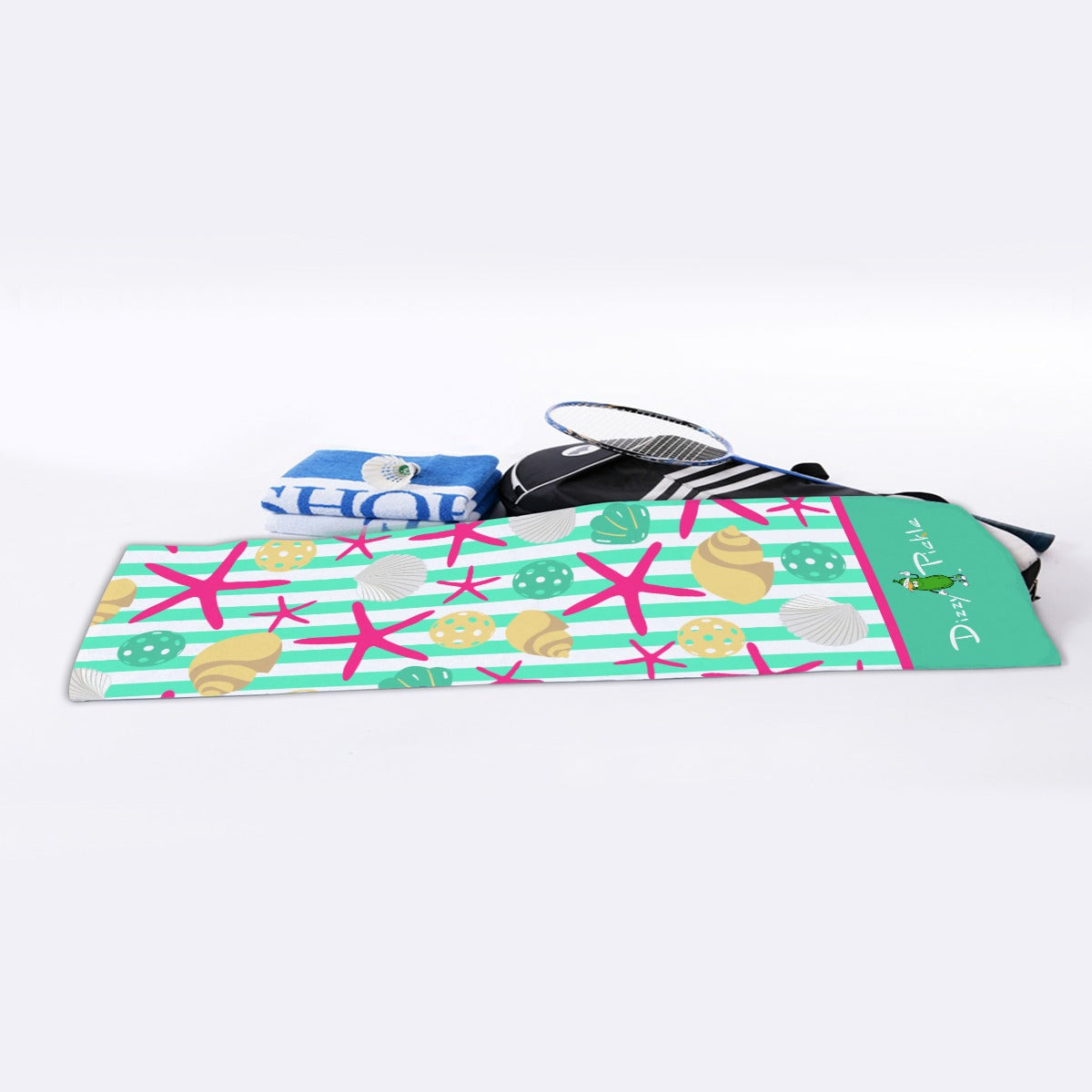 Dizzy Pickle Joann Stripes Pickleball Cooling Sports Towel