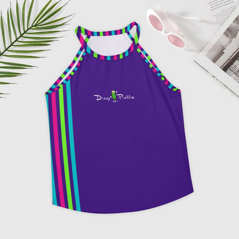 Dizzy Pickle Diana Stripes Women's Pickleball Crew Neck Vest