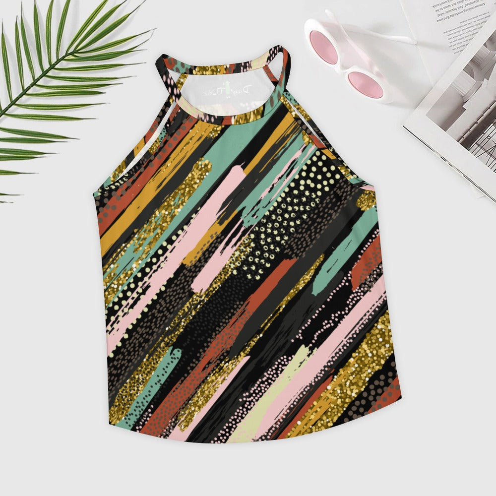 Dizzy Pickle Graffiti W5XEBS Women's Pickleball Crew Neck Vest