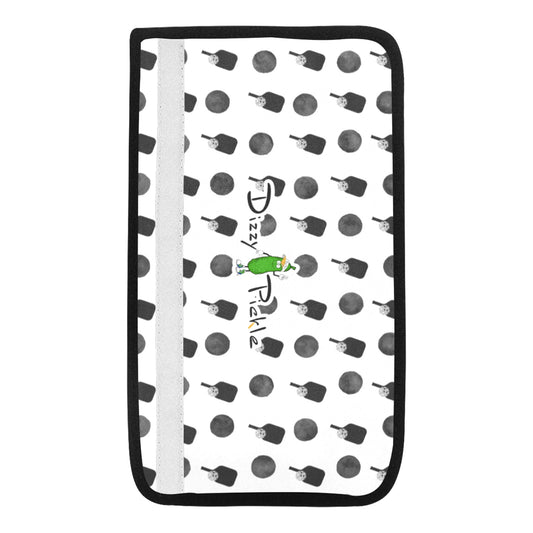 Dizzy Pickle Mary Mini Paddles and Polka Dots Car Seat Belt Cover 7" x 12.6"