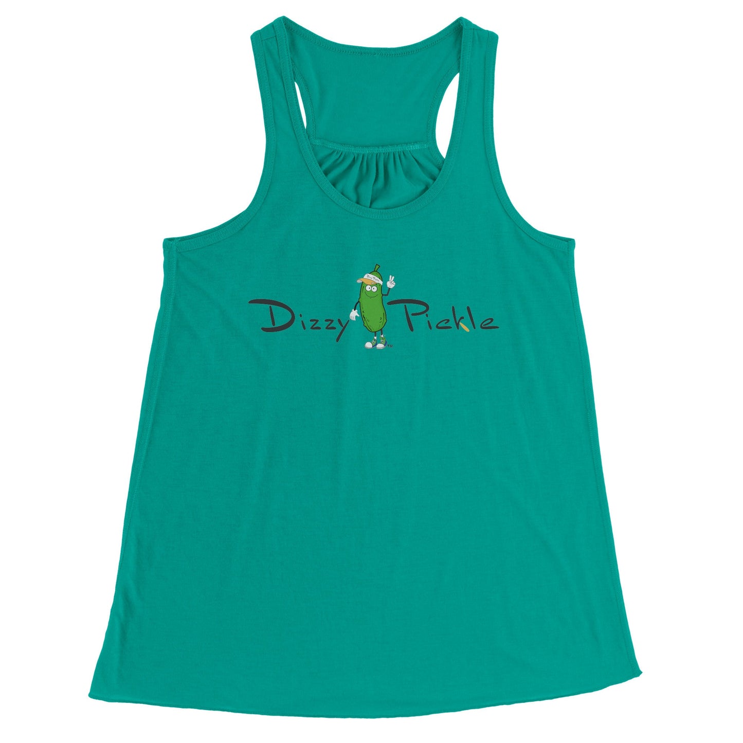 MEDIUM DZY P Classic - Flowy Raceback Tank by Dizzy Pickle TEAL