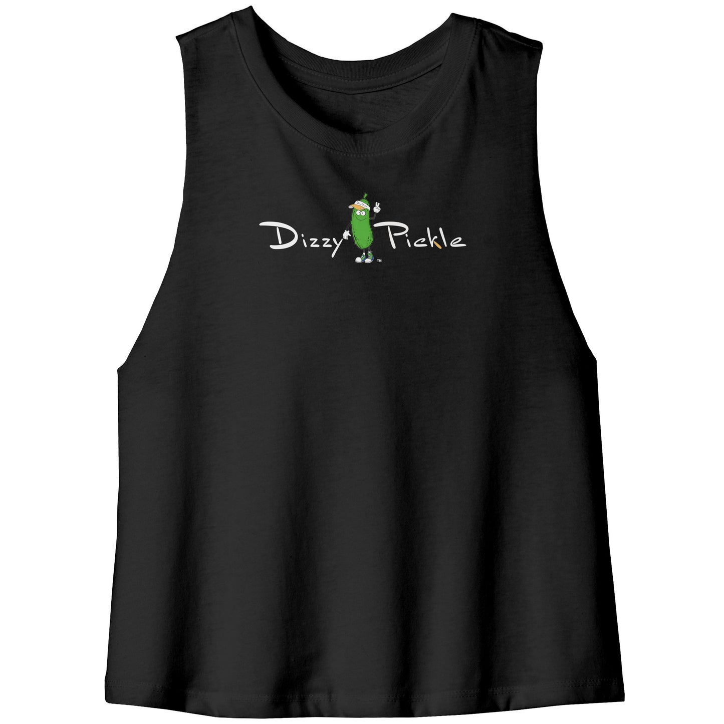 Dizzy Pickle DZY P Classic Bella Women's Racerback Crop Tank V1
