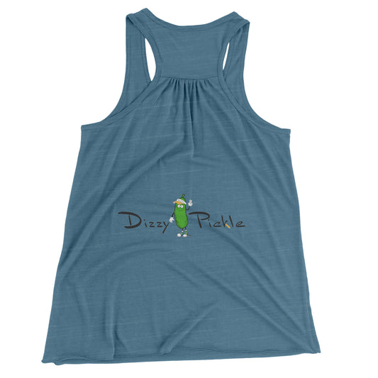 Dizzy Pickle Love at First Serve BR Women's Pickleball Bella Flowy Raceback Tank