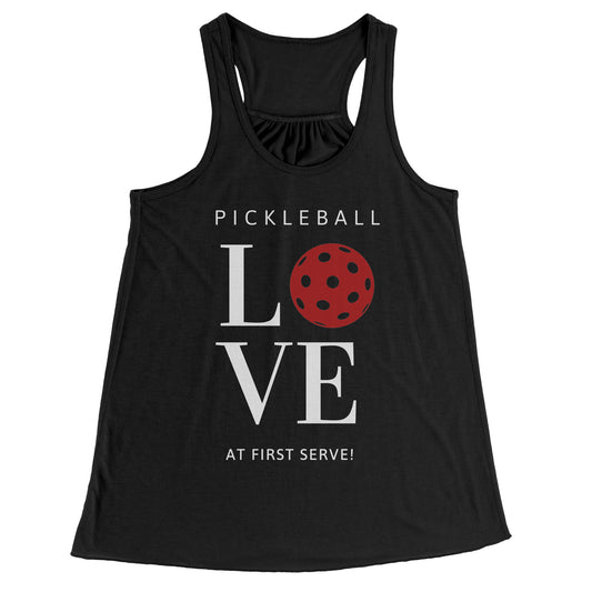 Dizzy Pickle Love at First Serve WR Women's Pickleball Flowy Raceback Tank