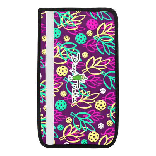 Dizzy Pickle Charlotte Leaves Car Seat Belt Cover 7" x 12.6"