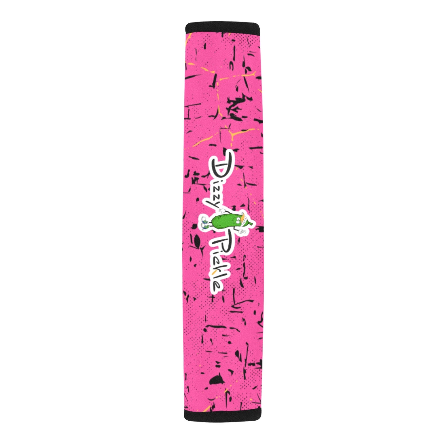 Dizzy Pickle Lynne Pink Car Seat Belt Cover 7" x 12.6"