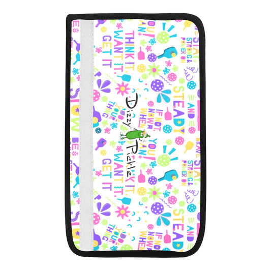 Dizzy Pickle Theresa Car Seat Belt Cover 7" x 12.6"