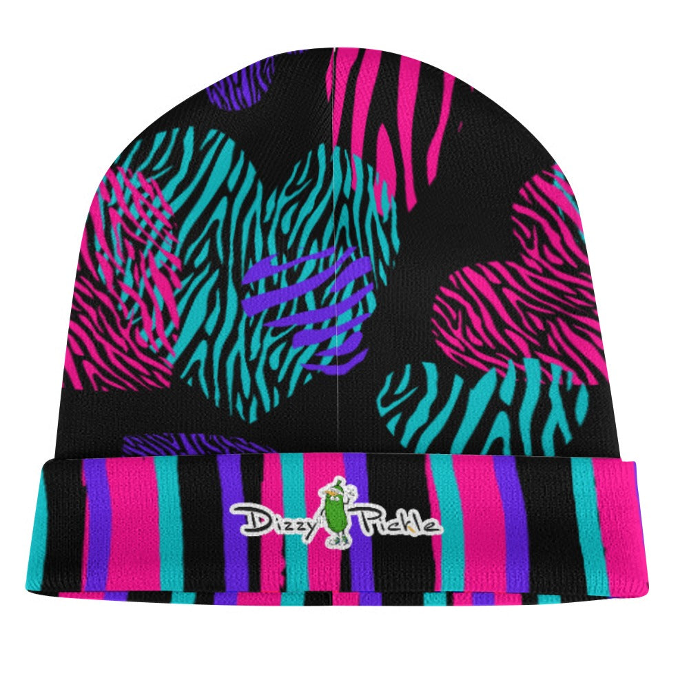 Dizzy Pickle Shelley Black One-Size Knitted Beanie