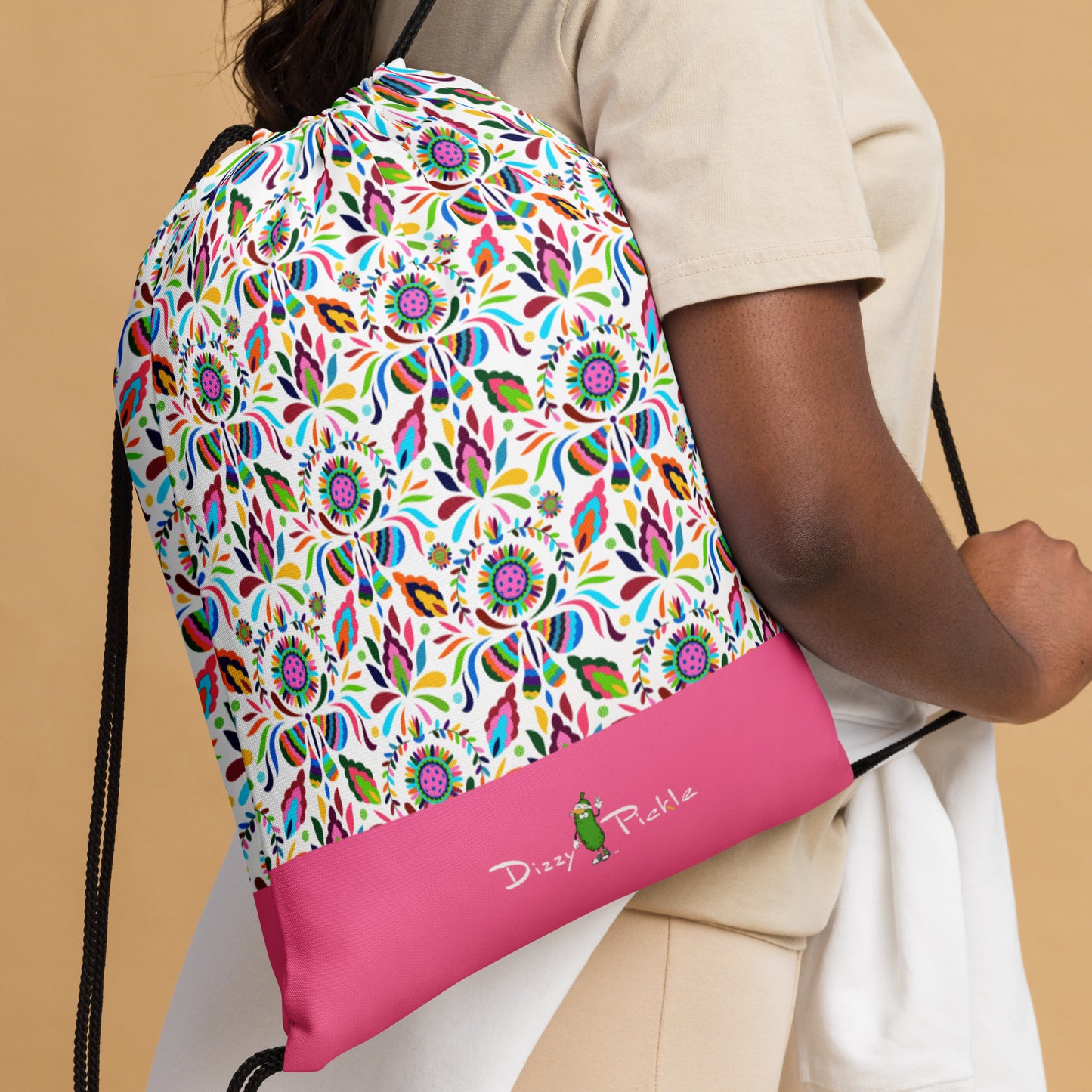 Dizzy Pickle Courtney Pickleball Canvas Drawstring Bag