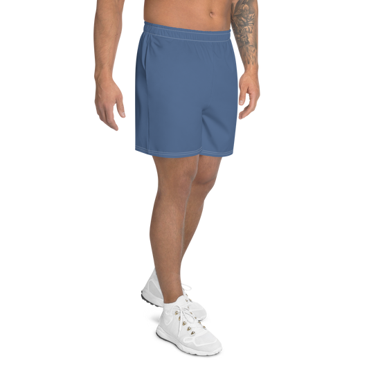 Dizzy Pickle DZY P Classic Slate Blue CBLB1 Men's Pickleball Athletic Long Shorts with Pockets