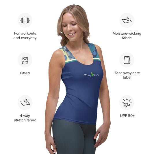 Dizzy Pickle Anne Gone Wild Women's Pickleball Four-Way Stretch Tank Top