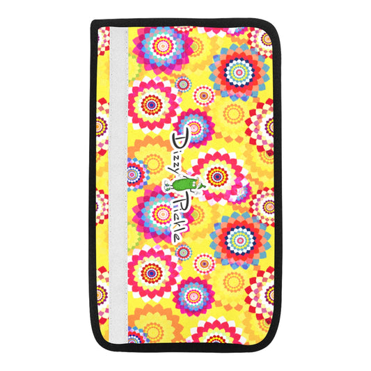 Dizzy Pickle Hannah Blooms Car Seat Belt Cover 7" x 12.6"