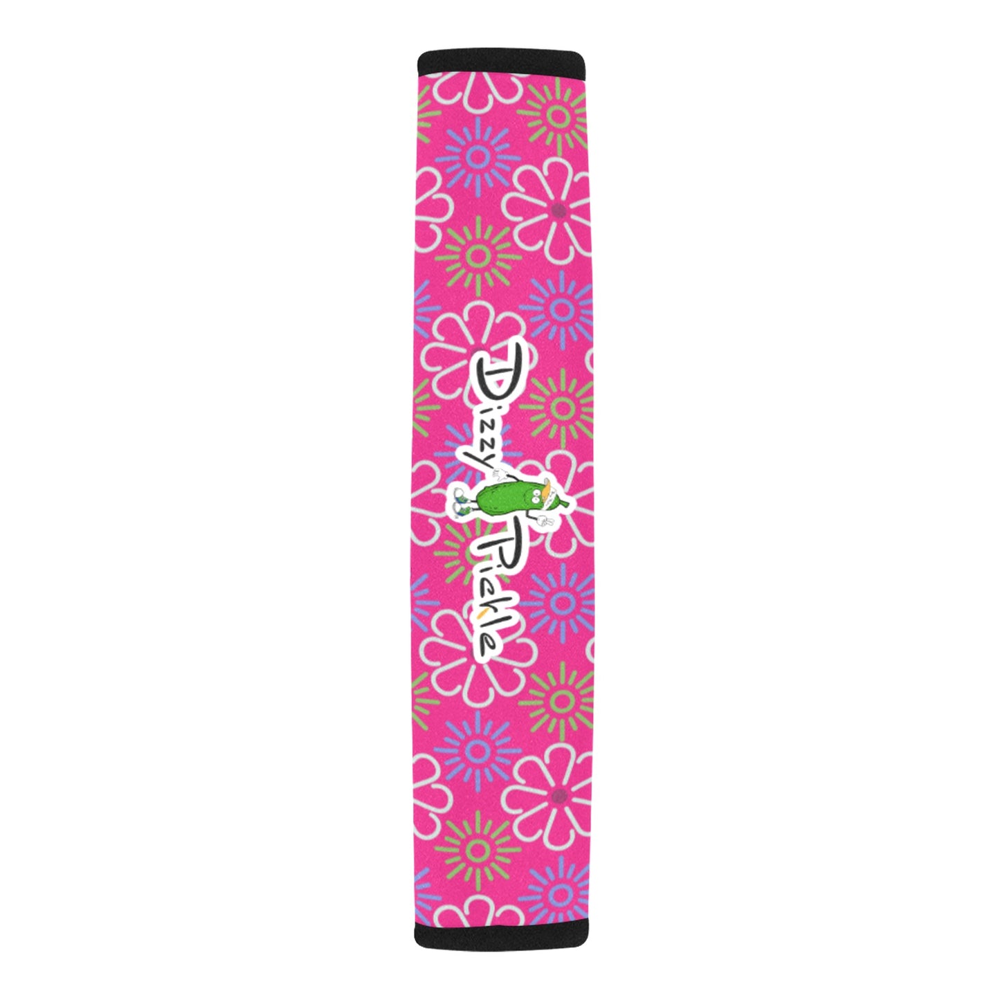 Dizzy Pickle April Pink Car Seat Belt Cover 7" x 12.6"