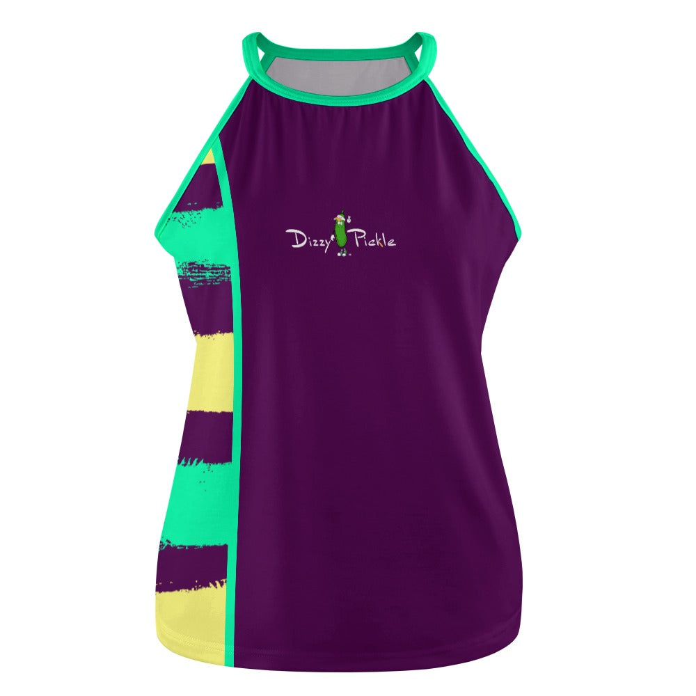 Dizzy Pickle Charlotte Stripes Women's Pickleball Crew Neck Vest