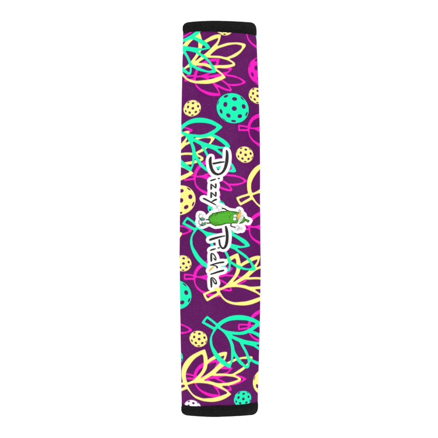 Dizzy Pickle Charlotte Leaves Car Seat Belt Cover 7" x 12.6"