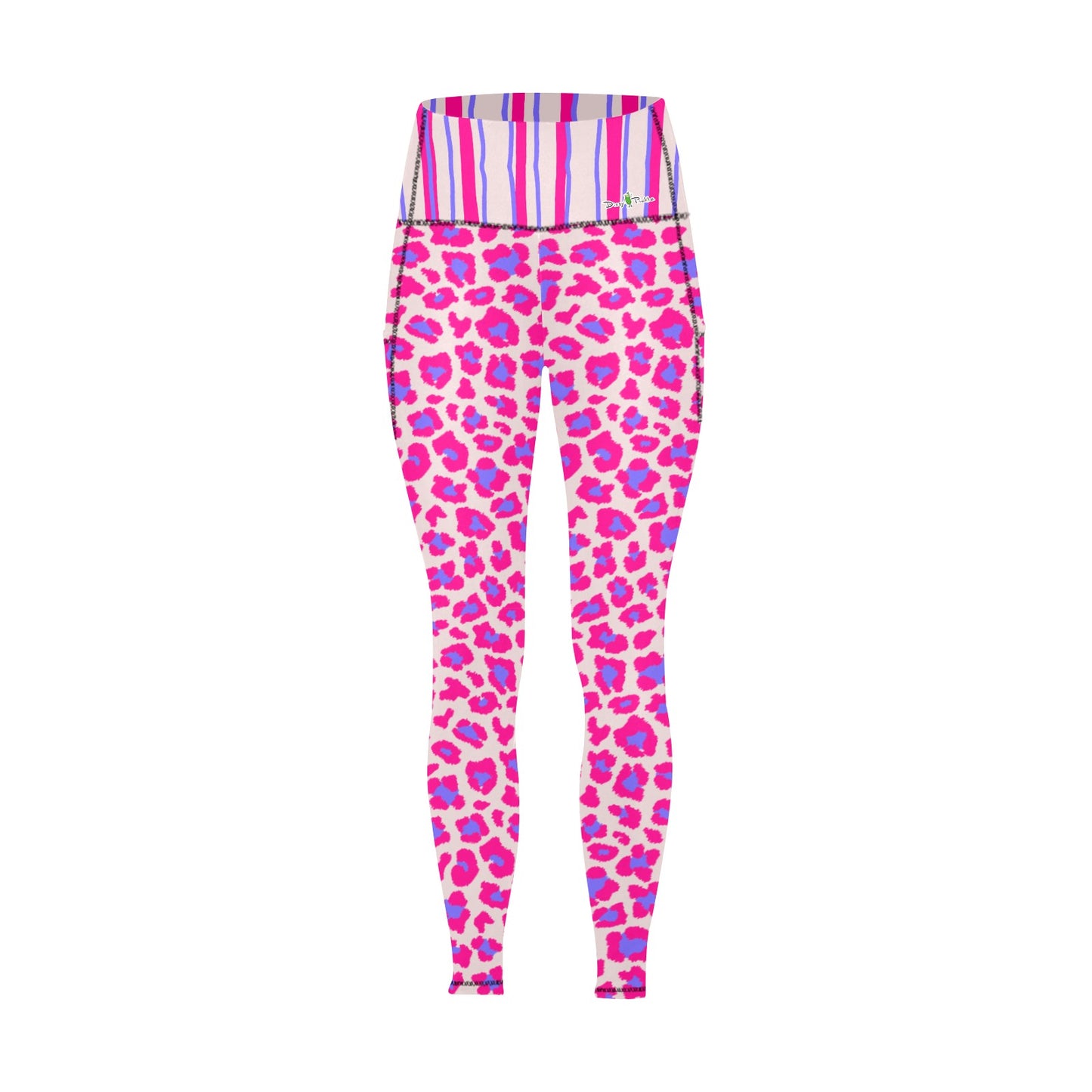 Dizzy Pickle Amber PPC Women's Pickleball Performance Leggings (Ankle Length, High-Waisted, & Two Side Pockets)