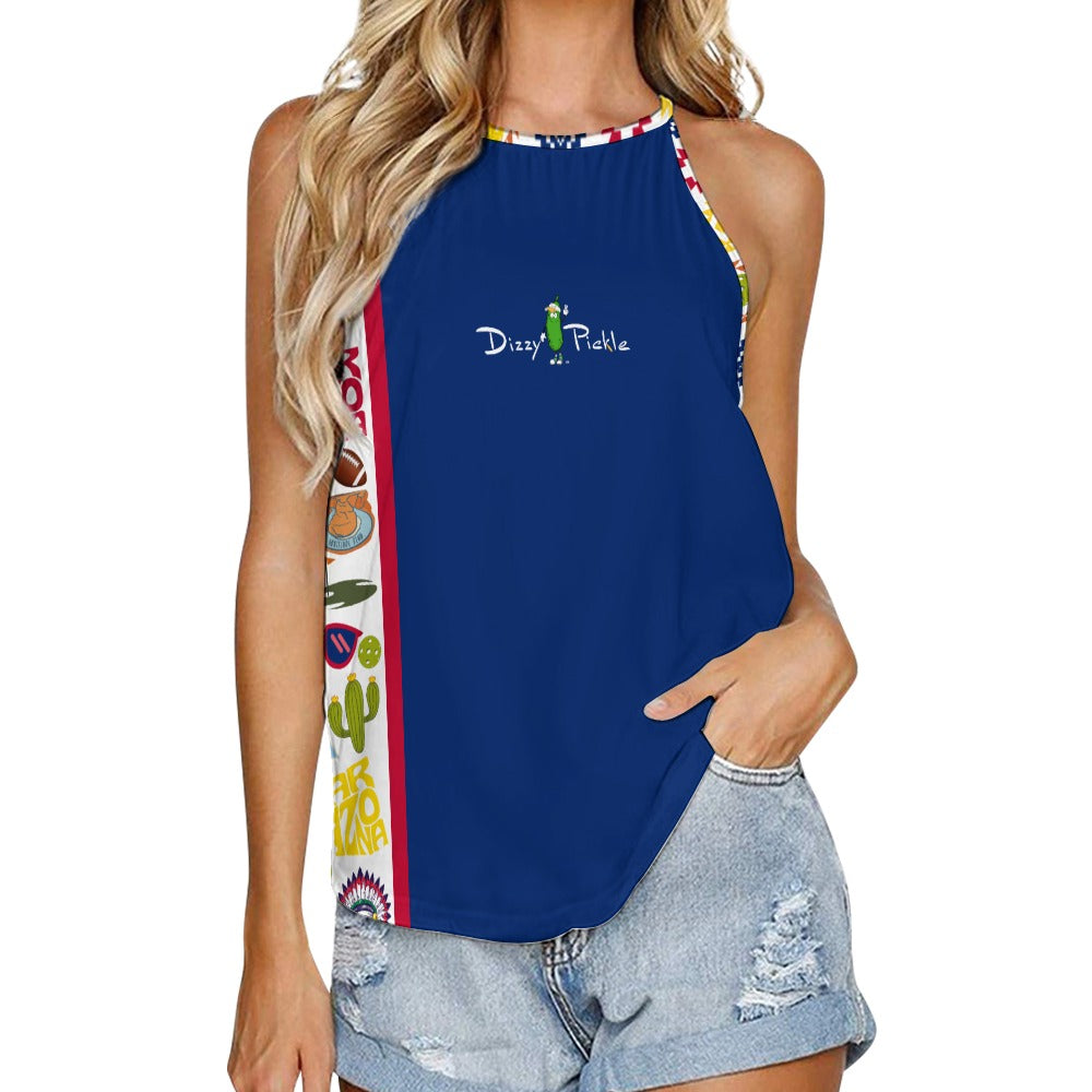 Dizzy Pickle Arizona Blue Pickleball Crew Neck Vest