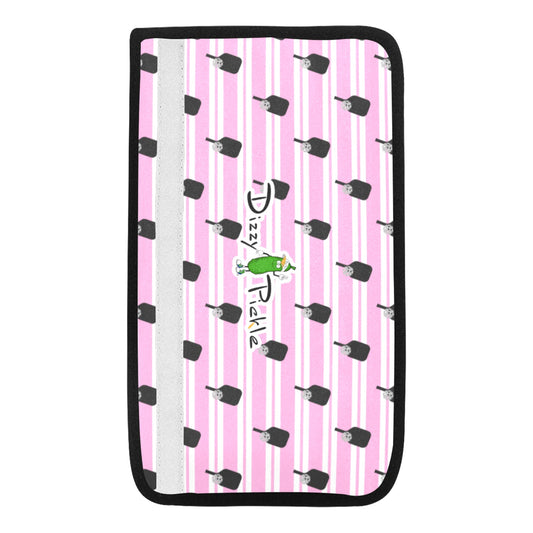 Dizzy Pickle Page Paddle_Stripes Car Seat Belt Cover 7" x 12.6"