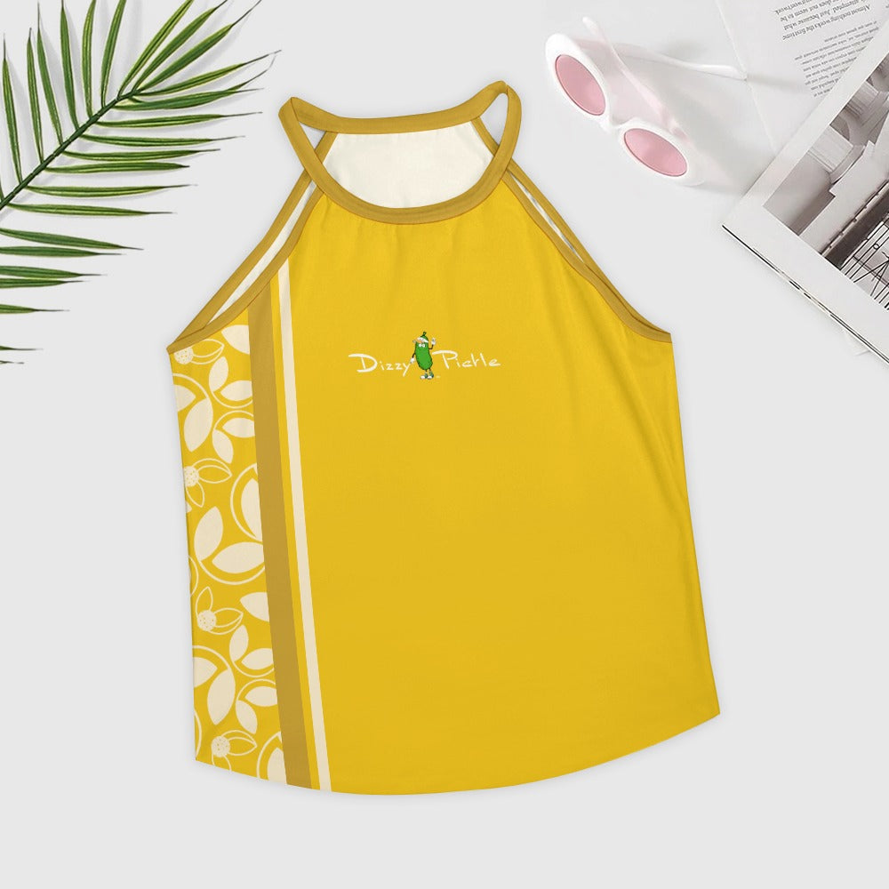 Dizzy Pickle Beth Gold Women's Pickleball Crew Neck Vest
