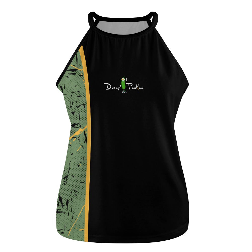 Dizzy Pickle Lynne Sage Black Women's Pickleball Crew Neck Vest