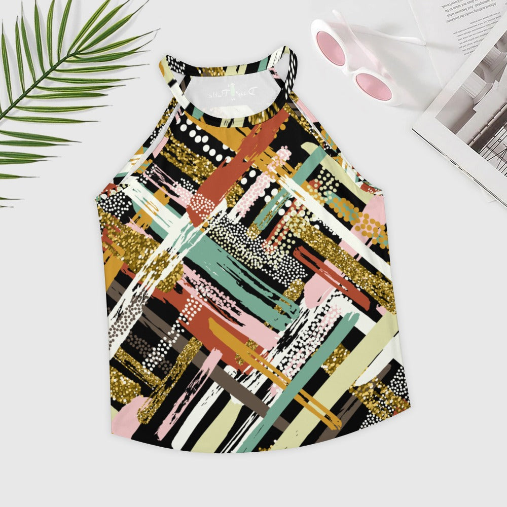 Dizzy Pickle Graffiti W5XEBK Women's Pickleball Crew Neck Vest