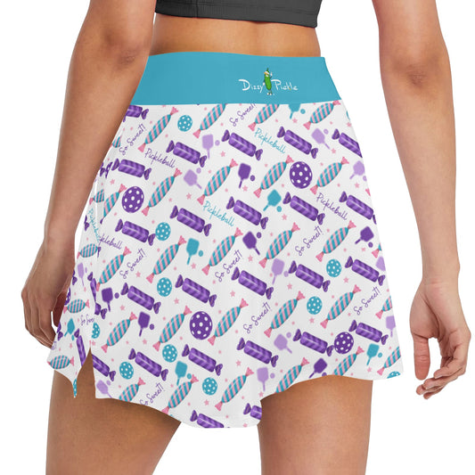 Dizzy Pickle So Sweet Main Women's Pickleball 18" Athletic Skort with Inner Shorts and Two Ball Pockets