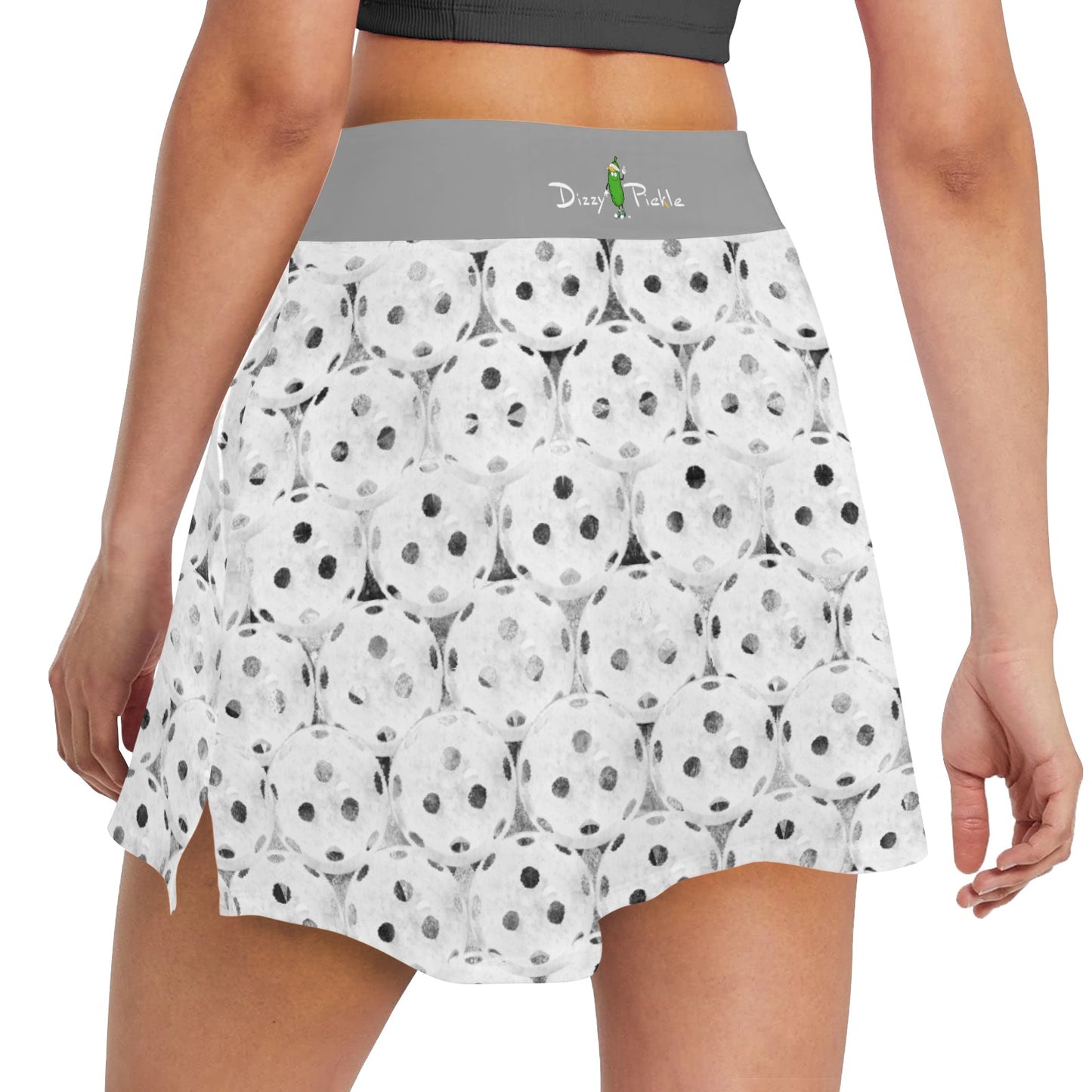 Dizzy Pickle Heidi BKW Balls Women's Pickleball 18" Athletic Skort with Inner Shorts and Two Ball Pockets