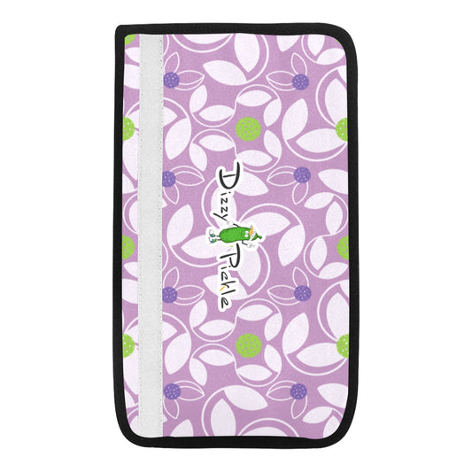 Dizzy Pickle Beth Lavender Car Seat Belt Cover 7" x 12.6"