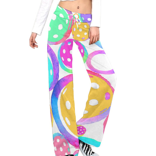 Dizzy Pickle Emily Collection Women's Pickleball Straight-Legged Lace-Up Yoga Pants