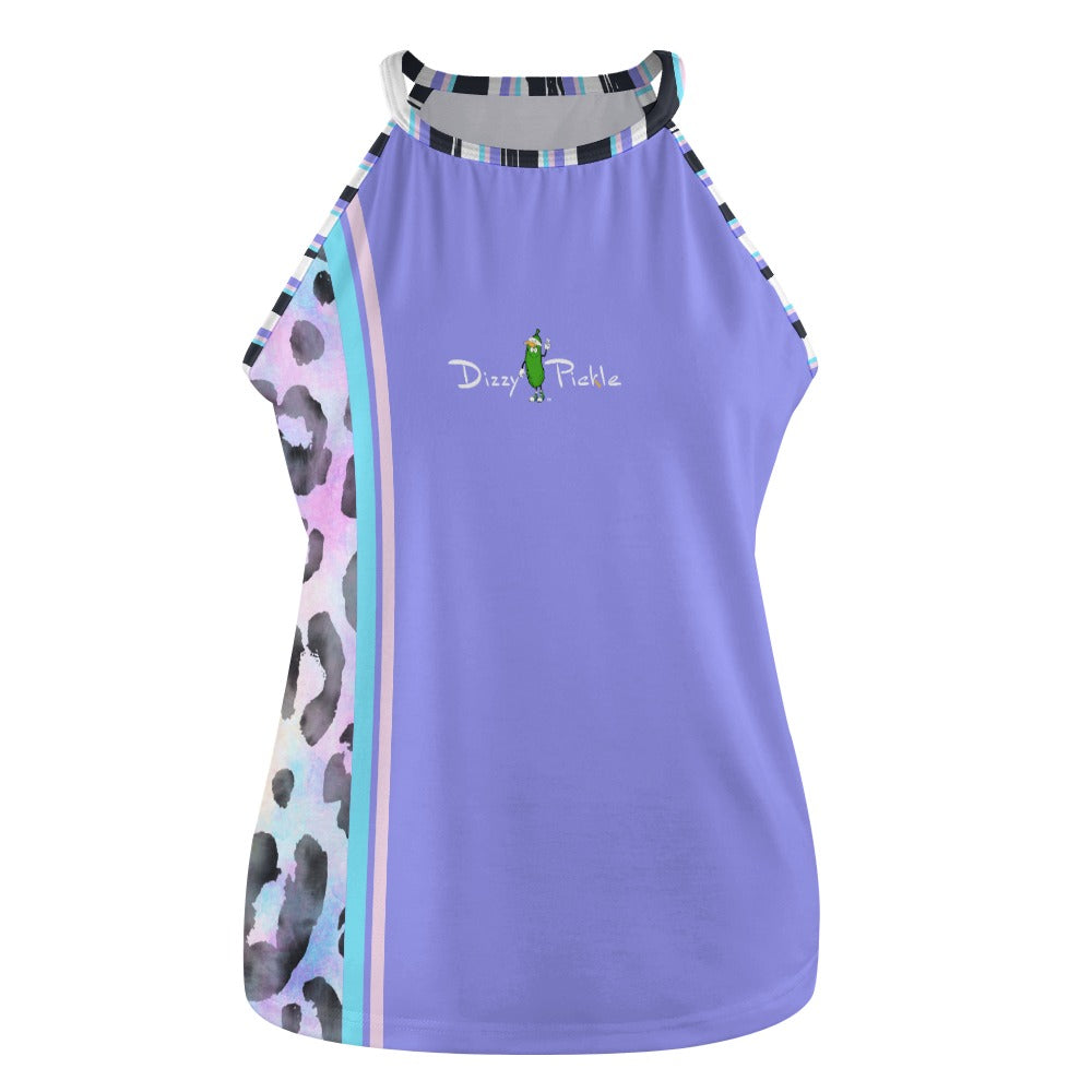 Dizzy Pickle Amber Pastel Kitty Women's Pickelball Crew Neck Vest