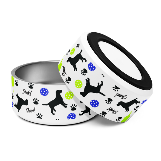 Dizzy Pickle Connie Dog Double-Wall Stainless Steel Bowl