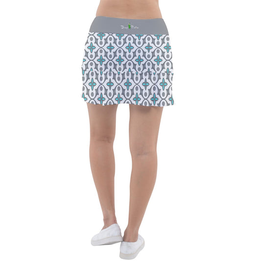 Dizzy Pickle Shelby White Women's 15" Classic Pickleball Skort