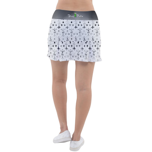 Dizzy Pickle Heidi BKW Balls Classic Women's 15" Pickleball Drop-Pleat Skorts with Inner Shorts & Pockets