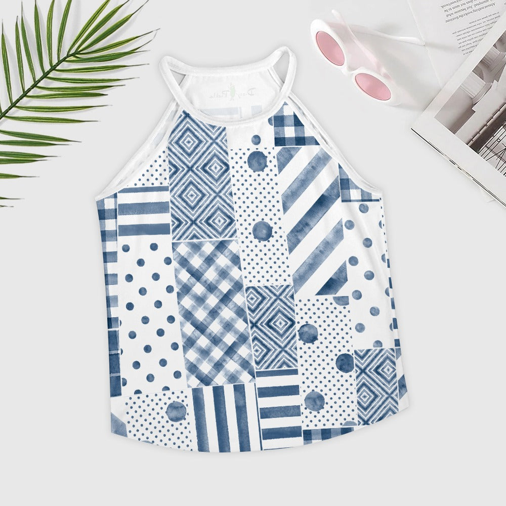 Dizzy Pickle Heidi BW Women's Pickleball Crew Neck Vest