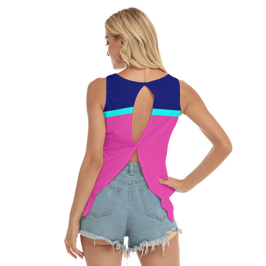 Dizzy Pickle Lesia BBP Blossom Women's Pickleball Open-Backed Sleeveless Tank Top