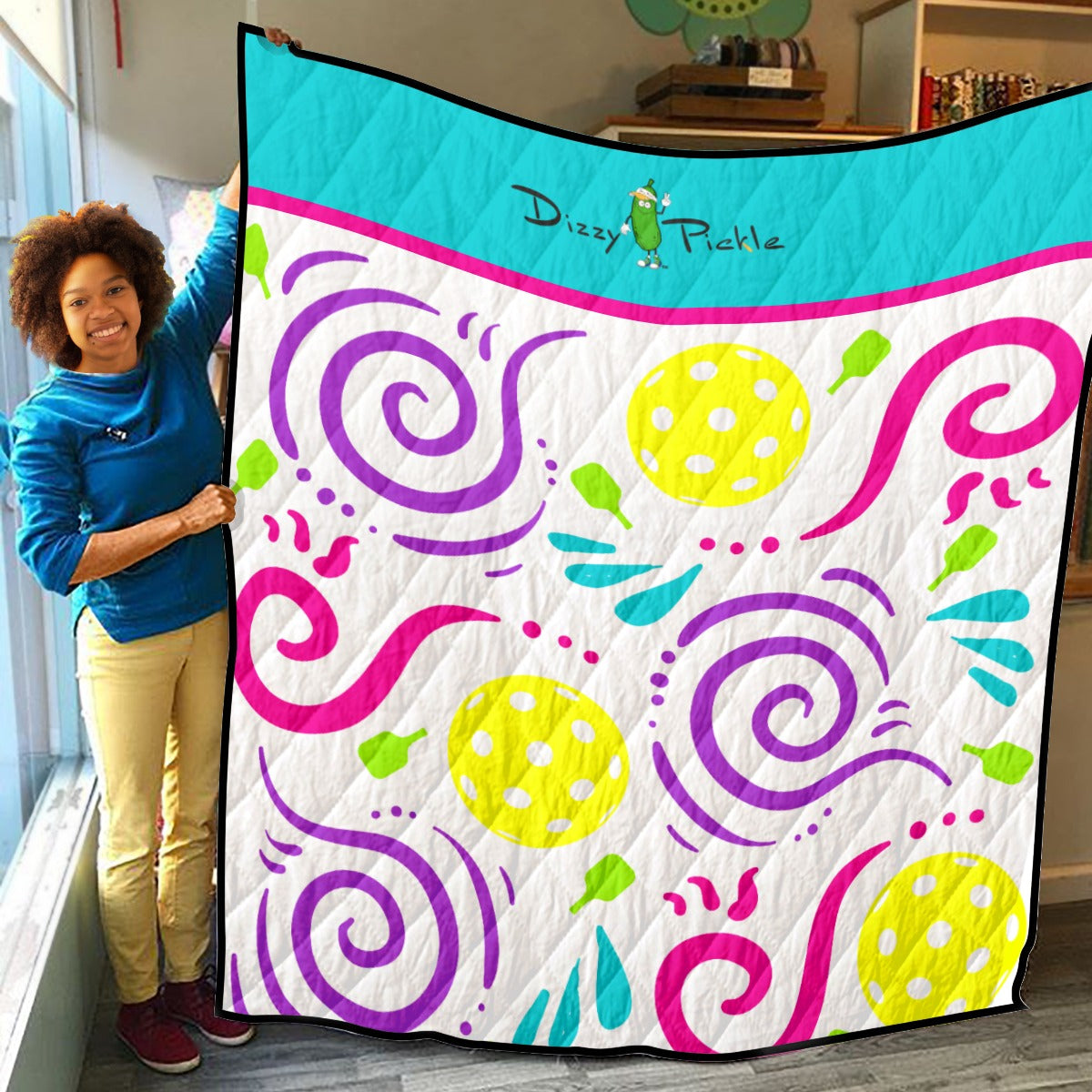 It's Swell - White - Lightweight Quilt by Dizzy Pickle