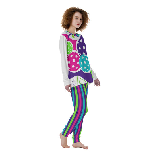 Dizzy Pickle Diana Women's Pickleball Long Sleeves and Long Pants Pajamas Set
