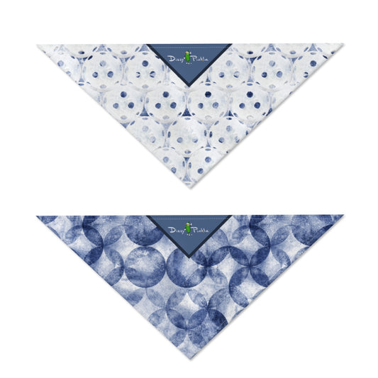 Dizzy Pickle Heidi BW Balls All Breed Reversible Pickleball Pet Scarf