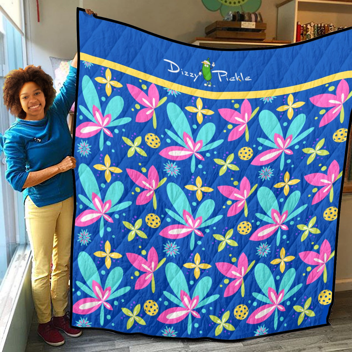 Donna - Blue - Lightweight Quilt by Dizzy Pickle
