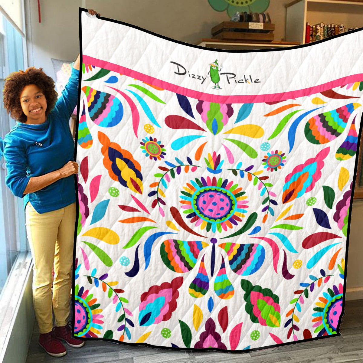 Dizzy Pickle Courtney Lightweight Courtside Quilt