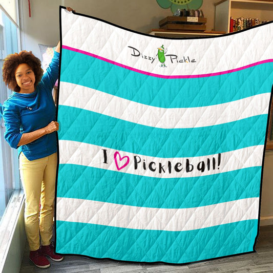 I love Pickleball - Lightweight Quilt by Dizzy Pickle