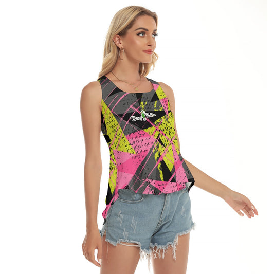 Dizzy Pickle Graffiti W5XE9S Women's Pickleball Open-Backed Sleeveless Tank Top