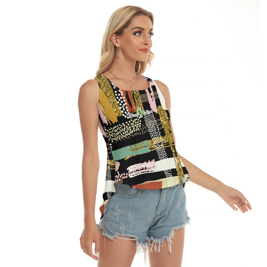 Dizzy Pickle Graffiti W5XEBX Women's Pickleball Open-Backed Sleeveless Tank Top