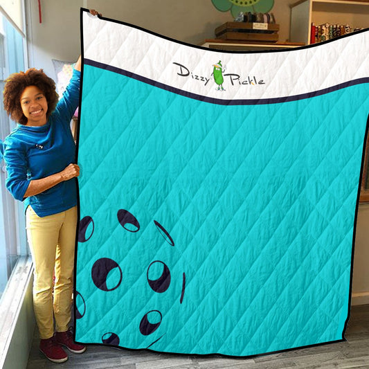 Lisa - Teal/Navy Blue - Lightweight Quilt by Dizzy Pickle