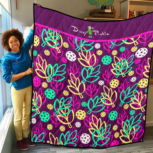 Dizzy Pickle Charlotte Leaves Lightweight Courtside Quilt
