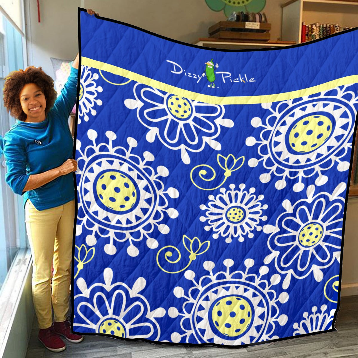 Dizzy Pickle Coming Up Daisies BY Lightweight Courtside Quilt